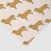 Goldes Retriever Tissue Paper Seidenpapier (Ausschnitt)