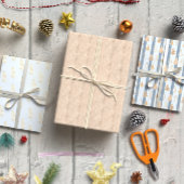 Goldes Set von 3 Aquarellen Geschenkpapier Set