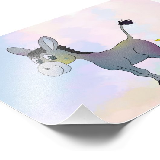 Goldesel Fotodruck (Ecke)