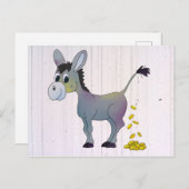 Goldesel Postkarte (Vorne/Hinten)