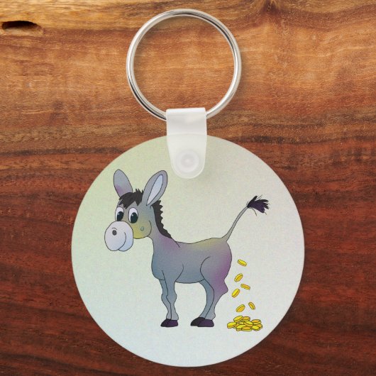 Goldesel Schlüsselanhänger (Vorderseite)