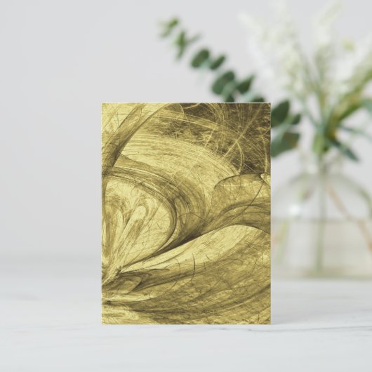 Goldfäden Postkarte (Stehend Vorderseite)