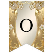 Goldfahne für Verzierte Blumenjagd Wimpelkette (Zweite Fahne)