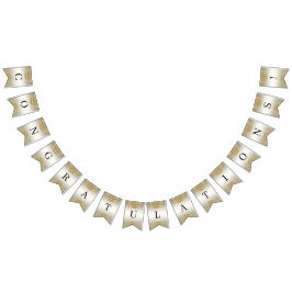 Goldfahne für Verzierte Jagd Wimpelkette