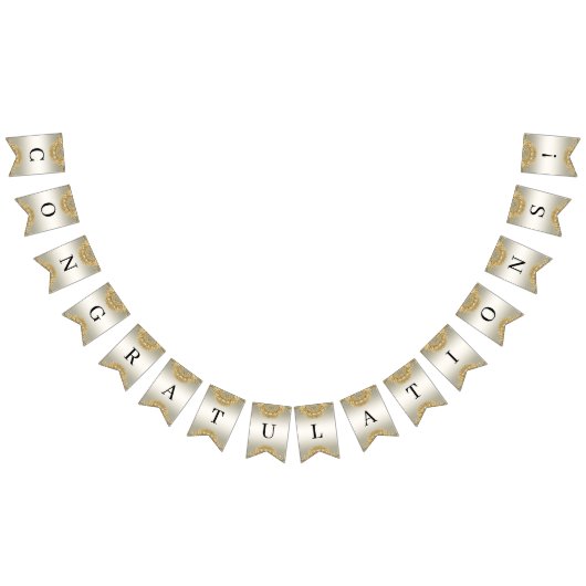 Goldfahne für Verzierte Jagd Wimpelkette (Alle)