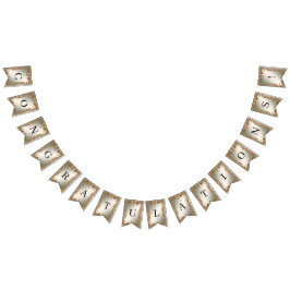 Goldfahne für Verzierte Rahmen Wimpelkette