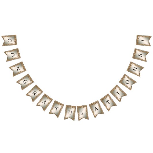 Goldfahne für Verzierte Rahmen Wimpelkette (Alle)