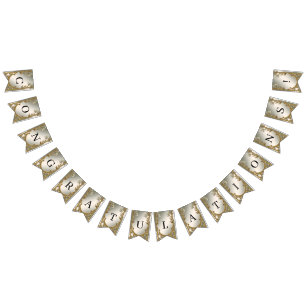 Goldfahne Verziert Wimpelkette