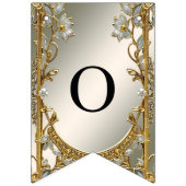 Goldfahne Verziert Wimpelkette (Zweite Fahne)