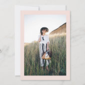 Goldfall übergroße Blumenwasserfarbe Süß 16 Einladung (Rückseite)