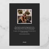 Goldfallen | Ankündigung von Foto-Abschluss (Rückseite)