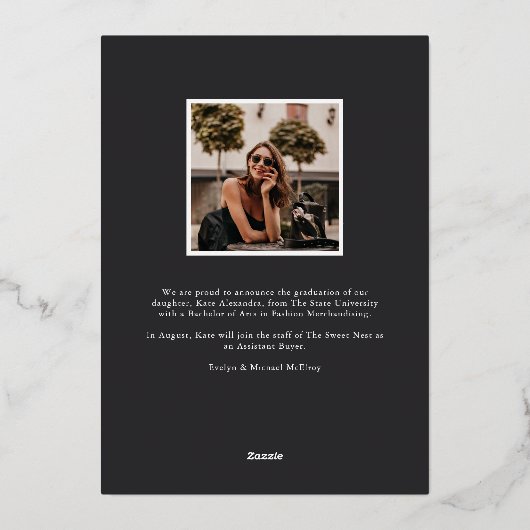 Goldfallen | Ankündigung von Foto-Abschluss (Rückseite)