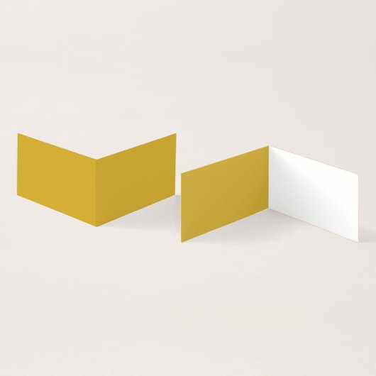 Goldfaltenkarte Visitenkarten (Innenseite und Außenseite)