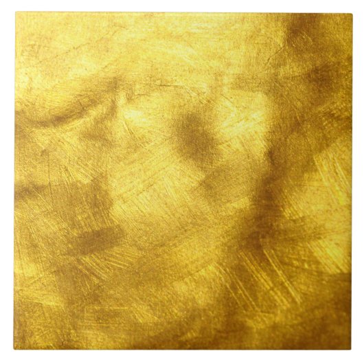 Goldfarbe Fliese (Vorderseite)