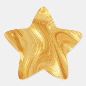 Goldfarbe, Goldschimmer, Stern-Aufkleber (Vorderseite)