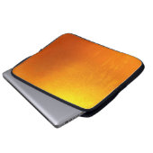 Goldfarbe oder Folie auf der Wandtextur Hintergrun Laptopschutzhülle (Vorne Knopf)