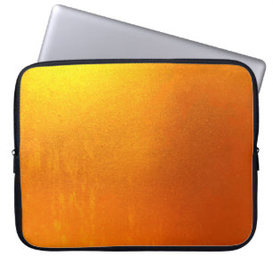 Goldfarbe oder Folie auf der Wandtextur Hintergrun Laptopschutzhülle