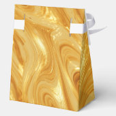 Goldfarben, goldschimmernd geschenkschachtel (Rückseite)