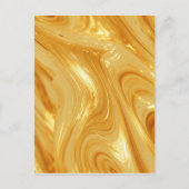 Goldfarben, goldschimmernd, postkarte (Vorderseite)