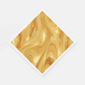 Goldfarben, goldschimmernd,  serviette (Ecke)