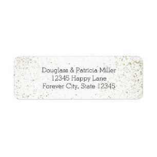 Goldfarben-Spritzer abstrakt