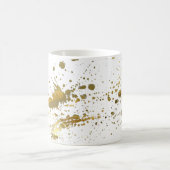 Goldfarben-Spritzer-Kaffee-Tasse Kaffeetasse (Mittel)