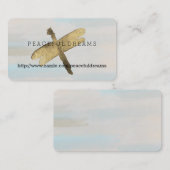 Goldfarbendrachenfliege Visitenkarte (Vorne/Hinten)