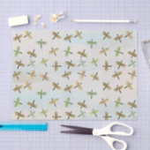 Goldfarbendrachenfliegen Seidenpapier (Handwerk)