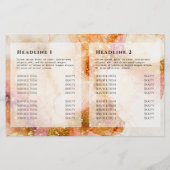 goldfarbene Aquarellfolie Imitat (Rückseite)