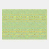 goldfarbene Brackets mit grünem Hintergrund Geschenkpapier Set (Vorderseite 2)