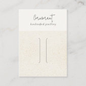 Goldfarbene Button-Kollektion Visitenkarte (Vorderseite)