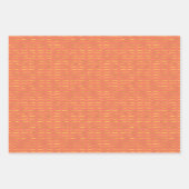 goldfarbene Halterungen mit hellfarbenem Hintergru Geschenkpapier Set (Vorderseite 2)