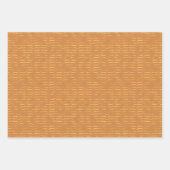 goldfarbene Halterungen mit hellfarbenem Hintergru Geschenkpapier Set (Vorderseite)