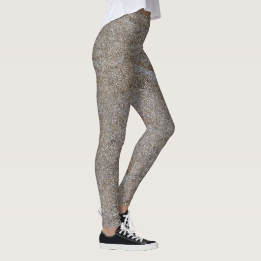 goldfarbene Messingchips Leggings (Rechts)
