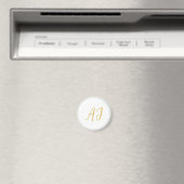 Goldfarbene Monogramm Professionelle Klassische In Magnet (In Situ (Geschirrspüler))