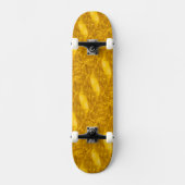 Goldfarbene Skateboard (Vorderseite)