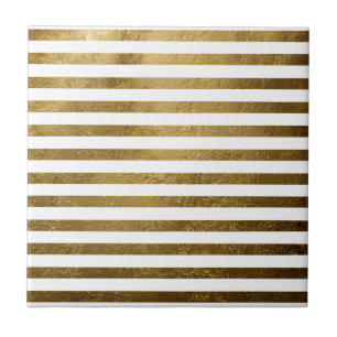 goldfarbene Streifen Fliese