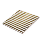 goldfarbene Streifen Fliese (Seite)