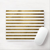 goldfarbene Streifen Mousepad (Mit Mouse)
