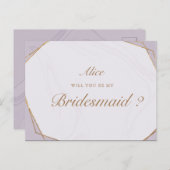 goldfarbener geometrischer Marmor, überragend Einl Postkarte (Vorne/Hinten)