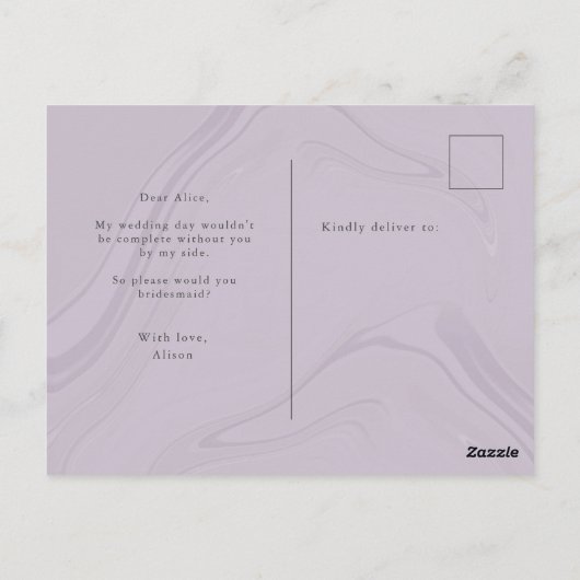 goldfarbener geometrischer Marmor, überragend Einl Postkarte (Rückseite)