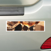 goldfarbener Sekttoast Autoaufkleber (Auf Auto)