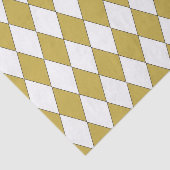 goldfarbenes Diamantdesign Seidenpapier (Ausschnitt)