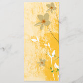 goldfarbenes modernes Design Menükarte (Rückseite)