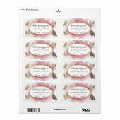 goldfarbenes, rosa, modernes Eierkarton (Vorne)