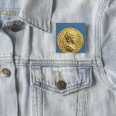 Goldfarbig mit Kopf von Carcalla Trauben Button (Beispiel)