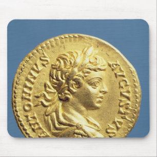 Goldfarbig mit Kopf von Carcalla Trauben Mousepad