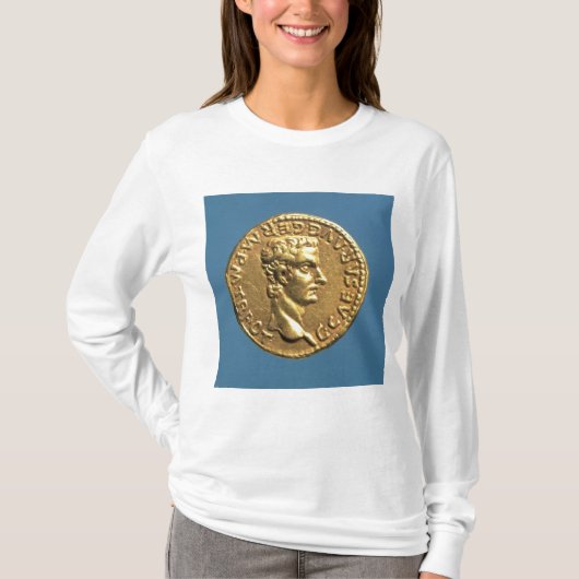 Goldfarbig von Caligula ohne Kopfbedeckung T-Shirt (Vorderseite)
