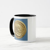 Goldfarbig von Constantius I Caesar Augustus Tasse (Vorderseite Links)
