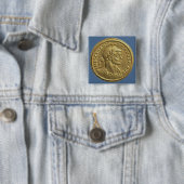 Goldfarbig von Diocletian cuirassed Button (Beispiel)